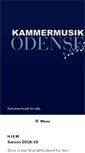 Mobile Screenshot of odensemusikforening.dk